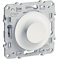Schneider Electric S520511 Odace Regulador Conmutador Giratorio 40-600 Va- Blanco